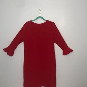 Beautiful bright red Ann Taylor dress